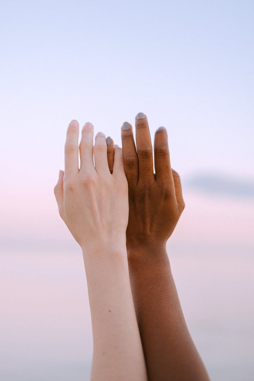 close up photo of people hands