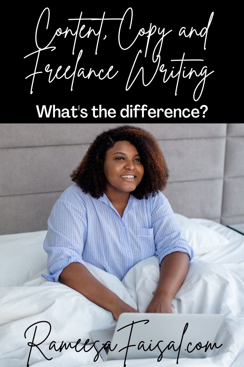 You are currently viewing What is the difference between content, copy and freelance writing?