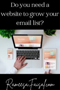 Read more about the article Do you need a website for email marketing?