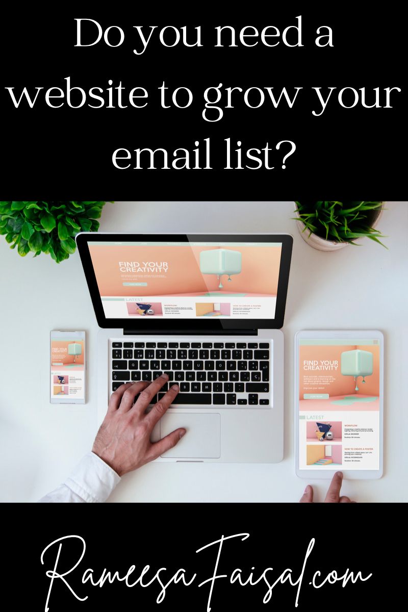 You are currently viewing Do you need a website for email marketing?